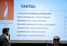Nacionalinių kino apdovanojimų &bdquo;Sidabrinė gervė&ldquo; spaudos konferencija