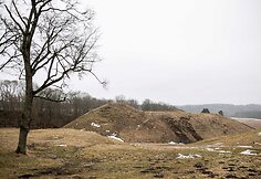 Nuslinkęs Kernavės Mindaugo sosto piliakalnio &scaron;laitas