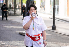 Protestas už sankcijas Baltarusijai