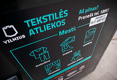 Tekstilės atliekų konteineris