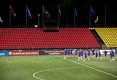 &Scaron;iaurės Airijos futbolo rinktinės treniruotė