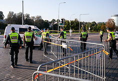 Policijos pajėgos &scaron;alia Seimo