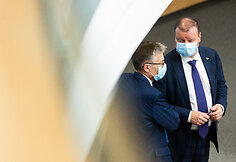 Julius Sabatauskas ir Saulius Skvernelis