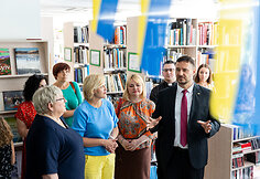 Vilniaus centrinėje bibliotekoje atidaryta ukrainiečių literatūros lentynėlė