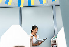 Vilniaus centrinėje bibliotekoje atidaryta ukrainiečių literatūros lentynėlė