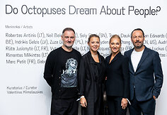 Ekspozicijos &bdquo;Do octopuses dream about people?&ldquo; pristatymas
