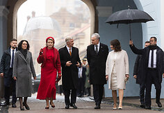 Karalienė Mathilde, Belgijos Karalius Pilypas, Gitanas Nausėda, Diana Nausėdienė