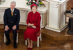 Belgijos Karalius Pilypas ir Karalienė Mathilde