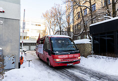 Vilniaus streikuojančių vairuotojų palaikymo akcija