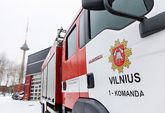 Rekonstruoto Vilniaus priešgaisrinės gelbėjimo valdybos 1-osios komandos pastato atidarymas