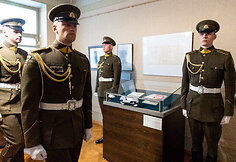Signatarų namuose eksponuojama 1949 m. vasario 16 d. Lietuvos laisvės kovos sąjūdžio Tarybos deklaracija