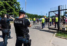 Policijos pajėgos prie&scaron; &bdquo;Žalgirio&ldquo; ir &bdquo;Dainavos&ldquo; rungtynes
