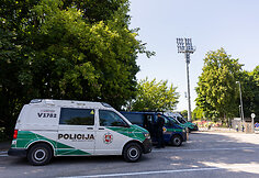 Policijos pajėgos prie&scaron; &bdquo;Žalgirio&ldquo; ir &bdquo;Dainavos&ldquo; rungtynes