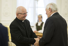 Valstybės apdovanojimų ceremonijos akimirka