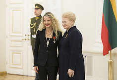 Edita Daniūtė ir Dalia Grybauskaitė