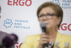 Spaudos konferencijos akimirka