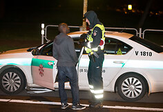 Naktinio policijos reido akimirka
