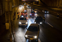 Naktinio policijos reido akimirka