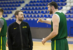 Mindaugas Brazys ir K&scaron;i&scaron;tofas Lavrinovičius