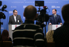 Vytautas Kasiulevičius ir Saulius Skvernelis