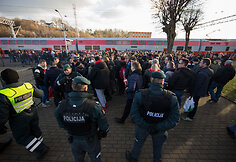 „Lietuvos ryto“ fanų eisena Kaune