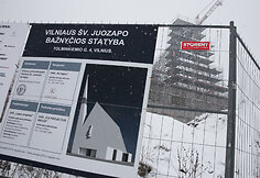 Vilniaus &Scaron;v. Juozapo bažnyčios stogo dengimo darbai