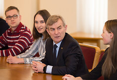 Lietuvos pilieti&scaron;ko jaunimo atstovai susitiko su V. Pranckiečiu