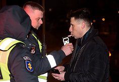 Naktinio policijos reido akimirka