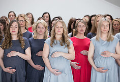 Nė&scaron;čiųjų fotosesijos &bdquo;Ateitis sveikina Lietuvą&ldquo; akimirka