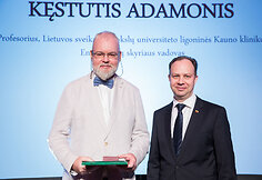 Lietuvos medikų apdovanojimų ceremonijos akimirka