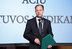 Lietuvos medikų apdovanojimų ceremonijos akimirka