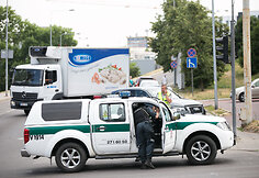 Gautas pranešimas apie Žemaitės gatvėje partrenktą žmogų