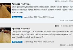 Puslapyje &bdquo;Tvarkau Vilnių&ldquo; užfiksuoti prane&scaron;imai dėl nei&scaron;valytos nuo sniego Architektų g. Lazdynuose