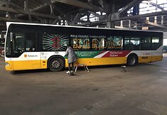 Šiauliuose – Lietuvos partizanų nuotraukomis ir citatomis papuošti autobusai