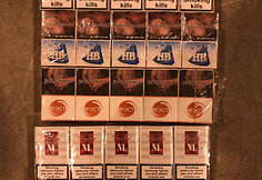 Kybartų muitinėje sulaikyta 2 mln. eurų vertės cigarečių kontrabanda