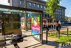 „Baltic Pride“ plakatai Vilniaus gatvėse