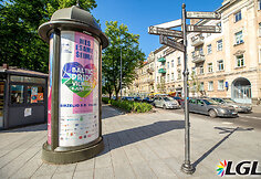 „Baltic Pride“ plakatai Vilniaus gatvėse