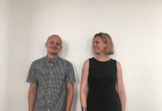 7 Architektūros fotografas Norbert Tukaj ir leidyklos LAPAS vadovė Ūla Ambrasaitė