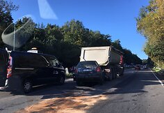Lengvojo automobilio ir sunkvežimio avarija Vilniuje, Savanorių pr.