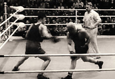 XV SSRS bokso čempionato finalinė kova.  1949 m. liepos 14 d.