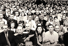 XV SSRS bokso čempionato žiūrovai. 1949 m. liepos mėn.