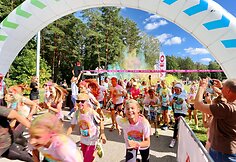 The Color Run bėgimo startas