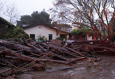 Purvo nuo&scaron;liauža Kalifornijoje, Montecito miestelyje