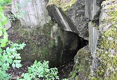 II pasaulinio karo bunkerio likučiai