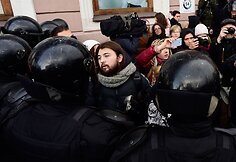 Protestai Rusijoje dėl įkalintų paauglių