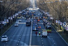 Taksi vairuotojų streikas Madride