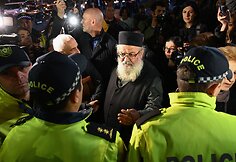 Sakartvelo kraštutinių dešiniųjų grupės protestuoja prieš filmo apie gėjus premjerą