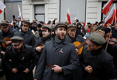 Lenkai patriotiniais renginiais mini Nepriklausomybės dieną