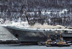 Degantis lėktuvne&scaron;is &bdquo;Admiral Kuznecov&ldquo;