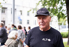Protestas prie Užsienio reikalų ministerijos